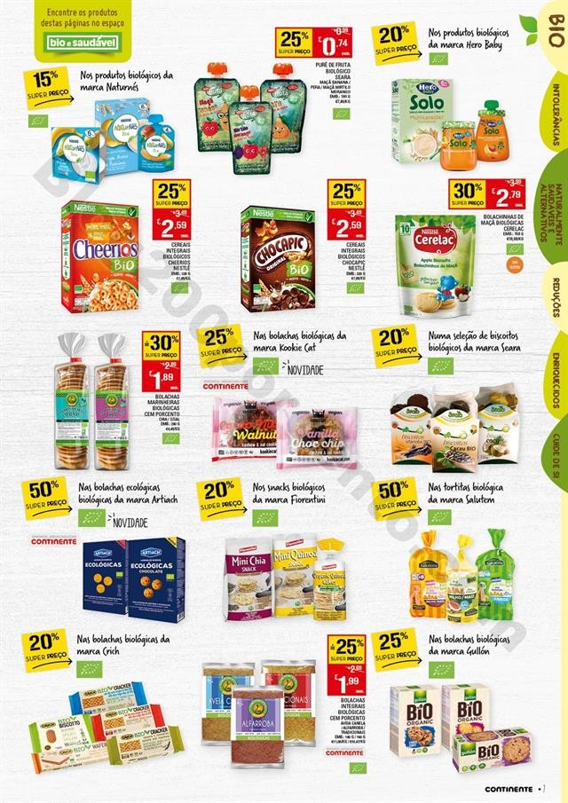 Antevisão Folheto CONTINENTE Feira Vida Saudável