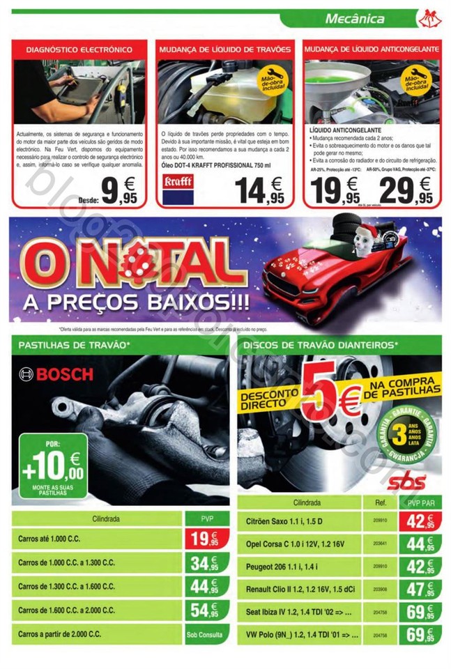 Novo Folheto FEU VERT Promoções Natal de 28 nove