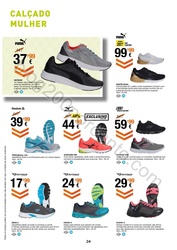 Novo Folheto SPORT ZONE Running de 14 setembro a 1