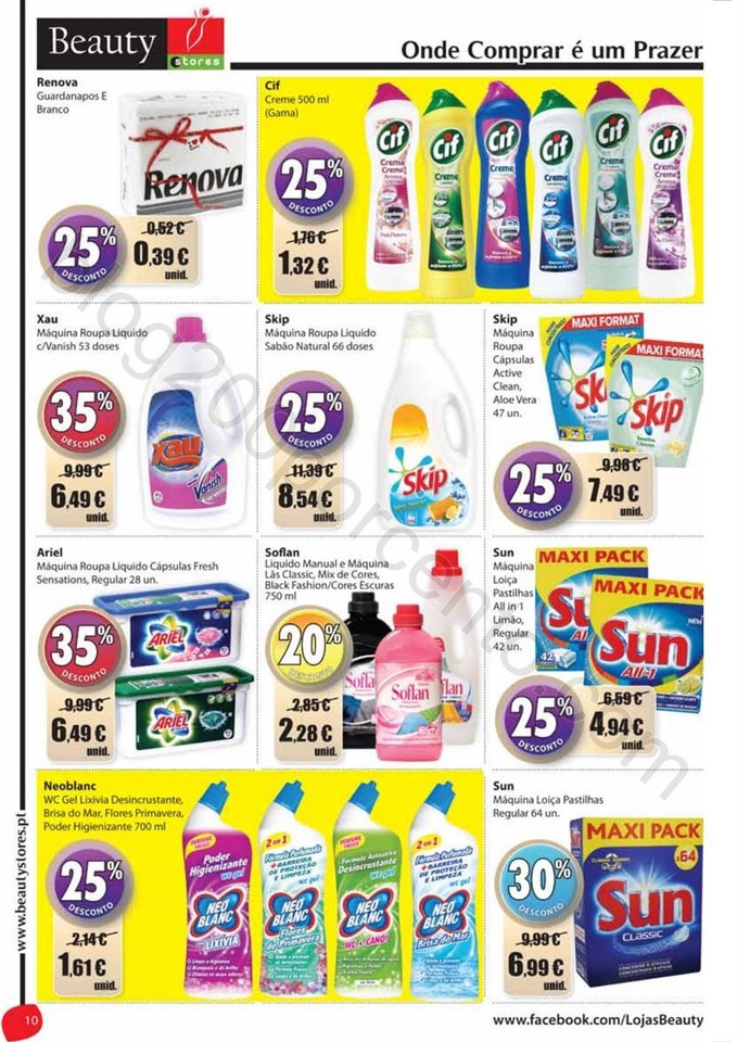 Antevisão Folheto BEAUTY STORES Promoções de 7 