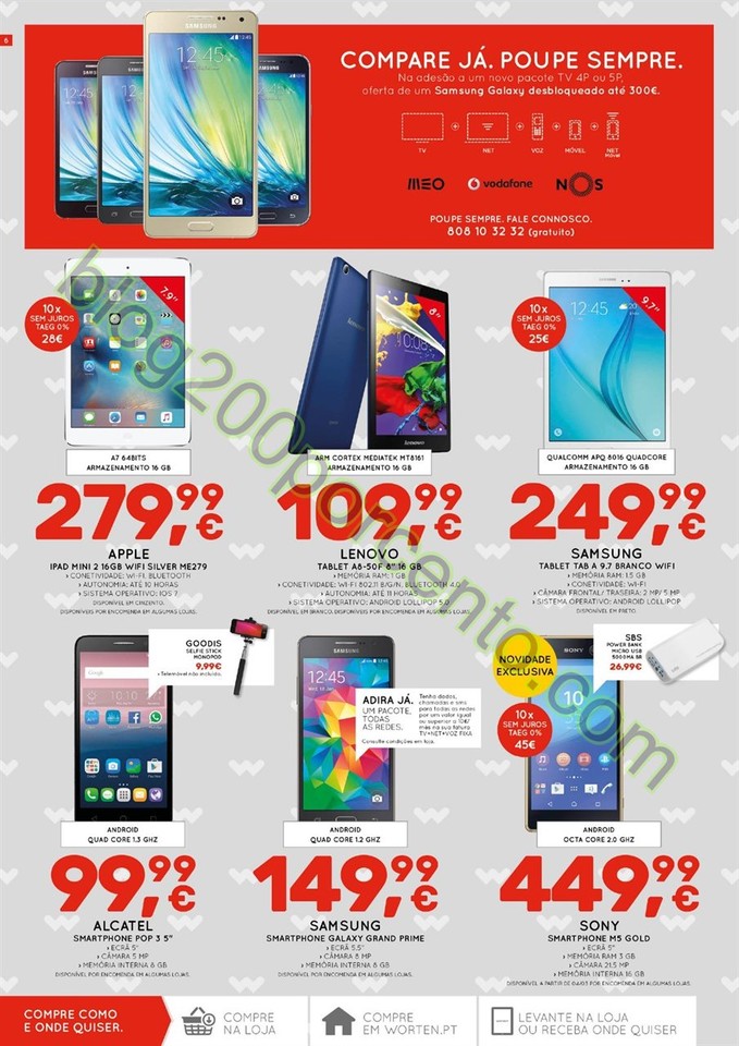 Novo Folheto WORTEN promoções de 3 a 16 março p