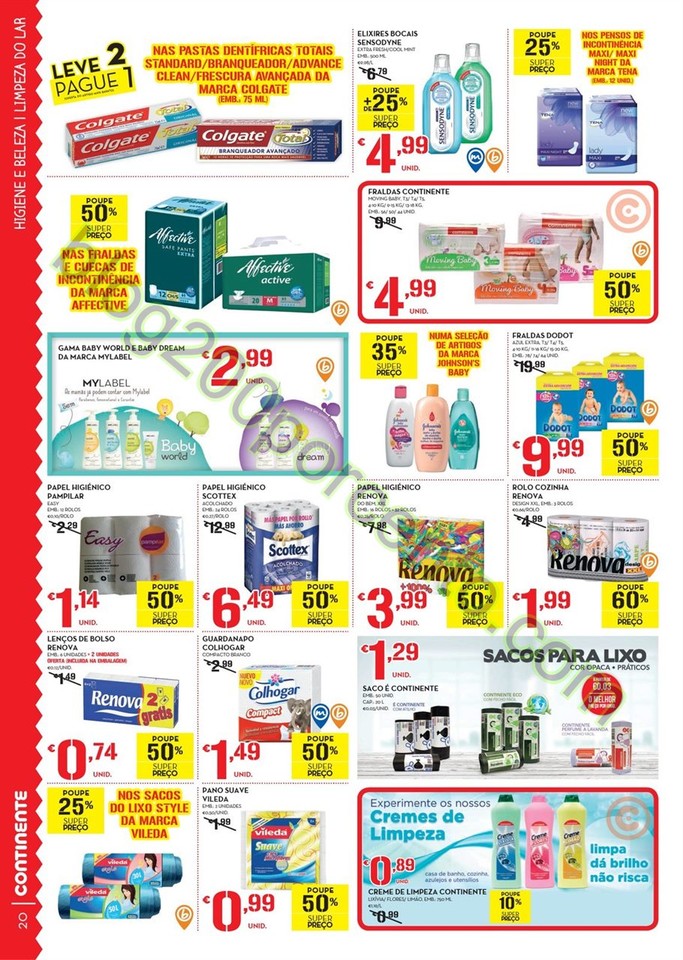 Antevisão Folheto CONTINENTE Promoções de 9 a 1