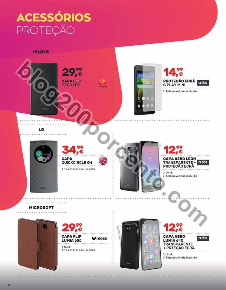 Antevisão Folheto WORTEN Mobile promoções de 9 
