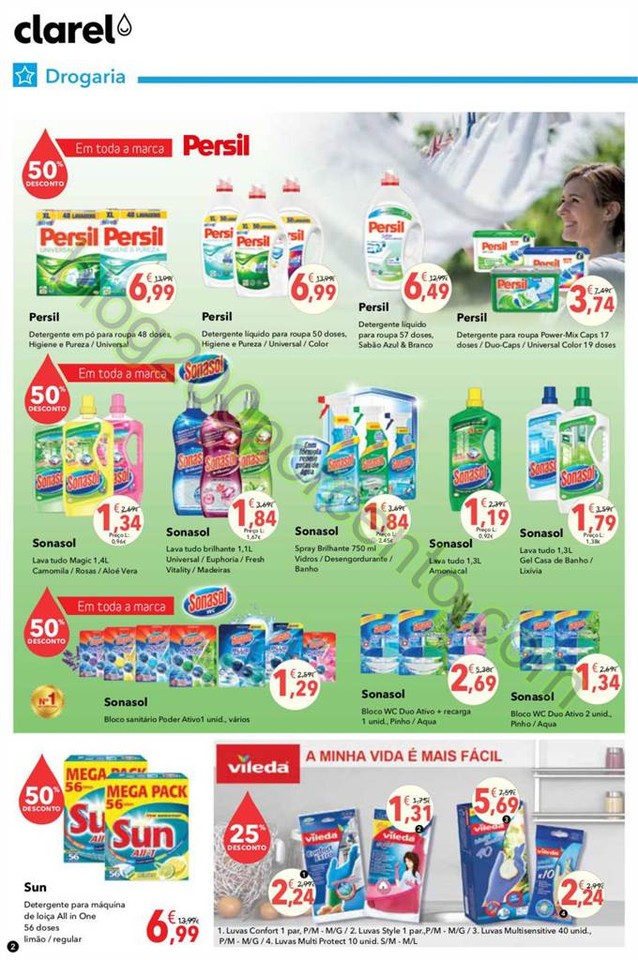 Antevisão Folheto CLAREL Promoções de 24 março
