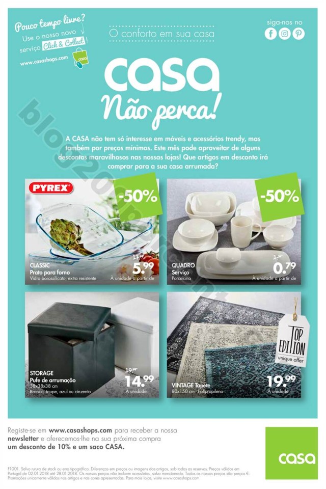Antevisão Folheto CASA Promoções de 2 a 28 jane