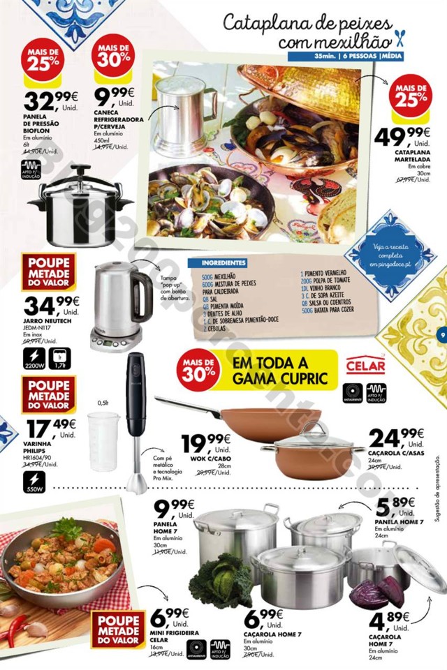 Antevisão folheto PINGO DOCE Bazar promoções de