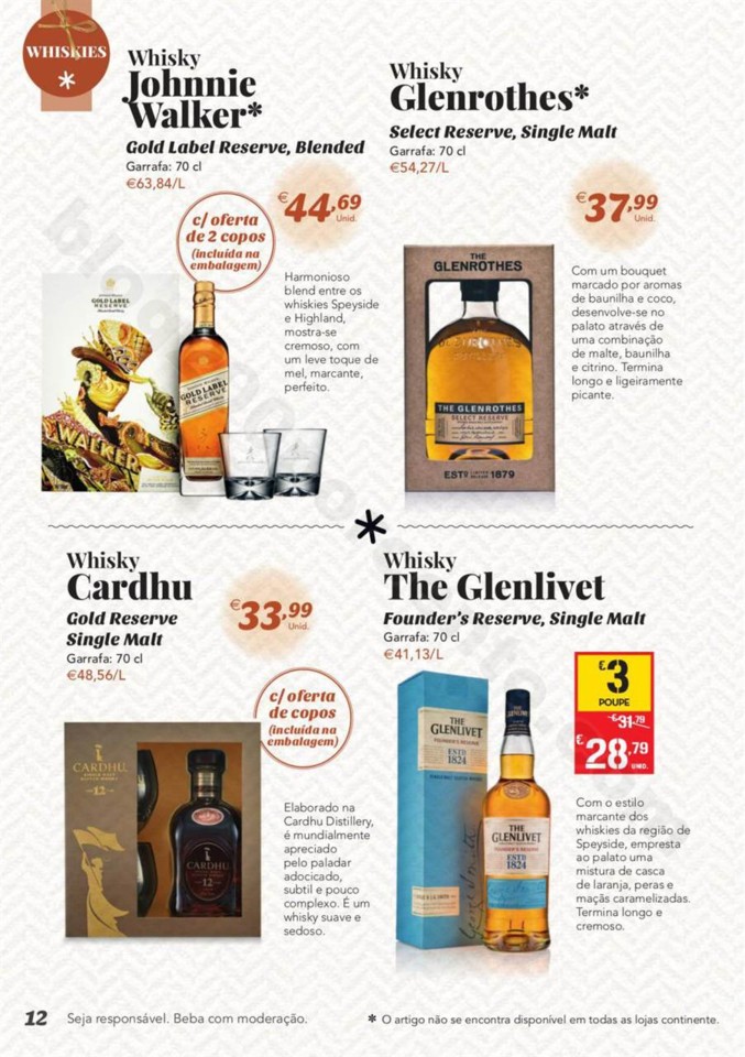 Antevisão Folheto CONTINENTE Bebidas Natal promo