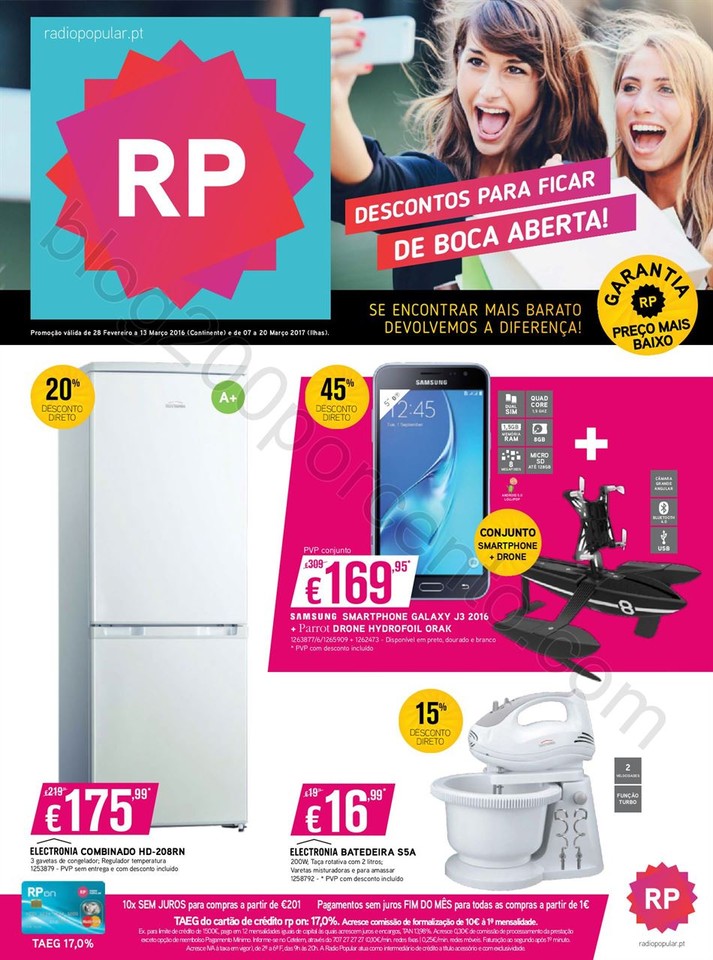 Antevisão Folheto RADIO POPULAR Promoções de 28