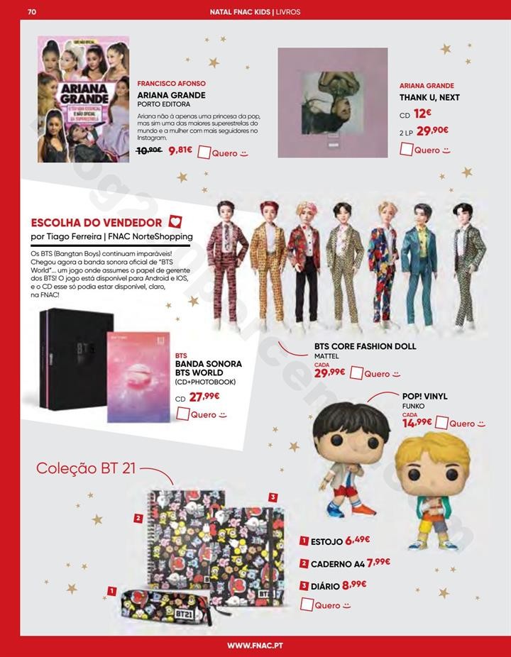 Antevisão Folheto Natal FNAC Kids promoções at