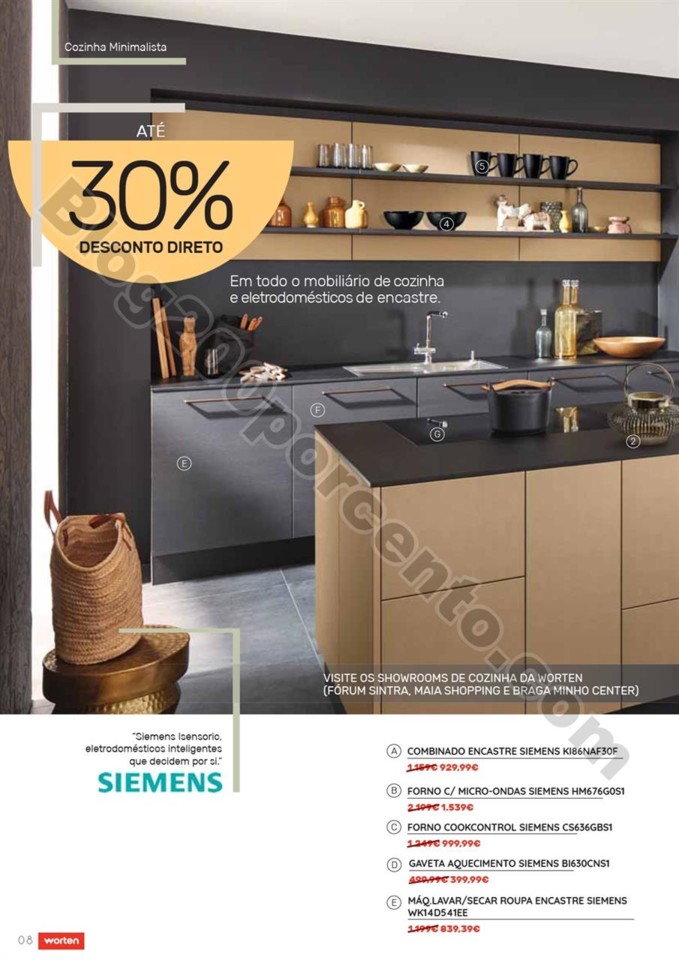 Antevisão Folheto WORTEN cozinhas promoções de 