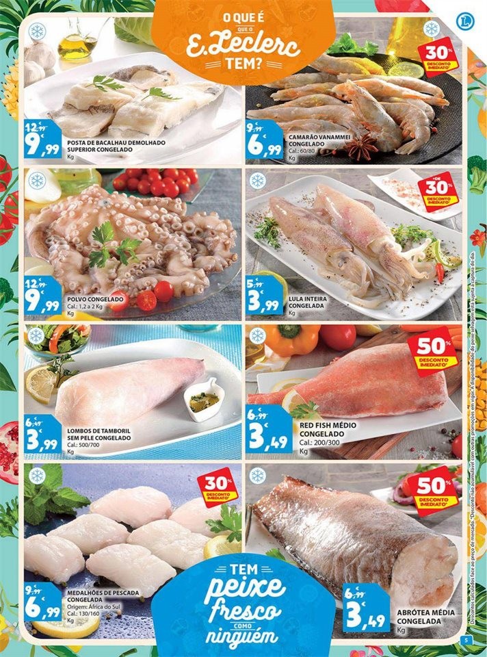 Antevisão FOlheto E-LECLERC Promoções de 10 a 1