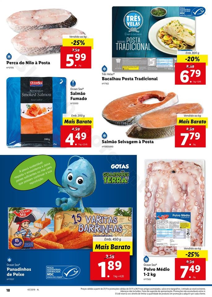 Antevisão Folheto LIDL Promoções de 18 a 24 nov