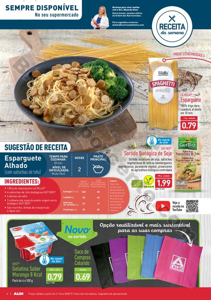Antevisão Folheto ALDI Promoções a partir de 28