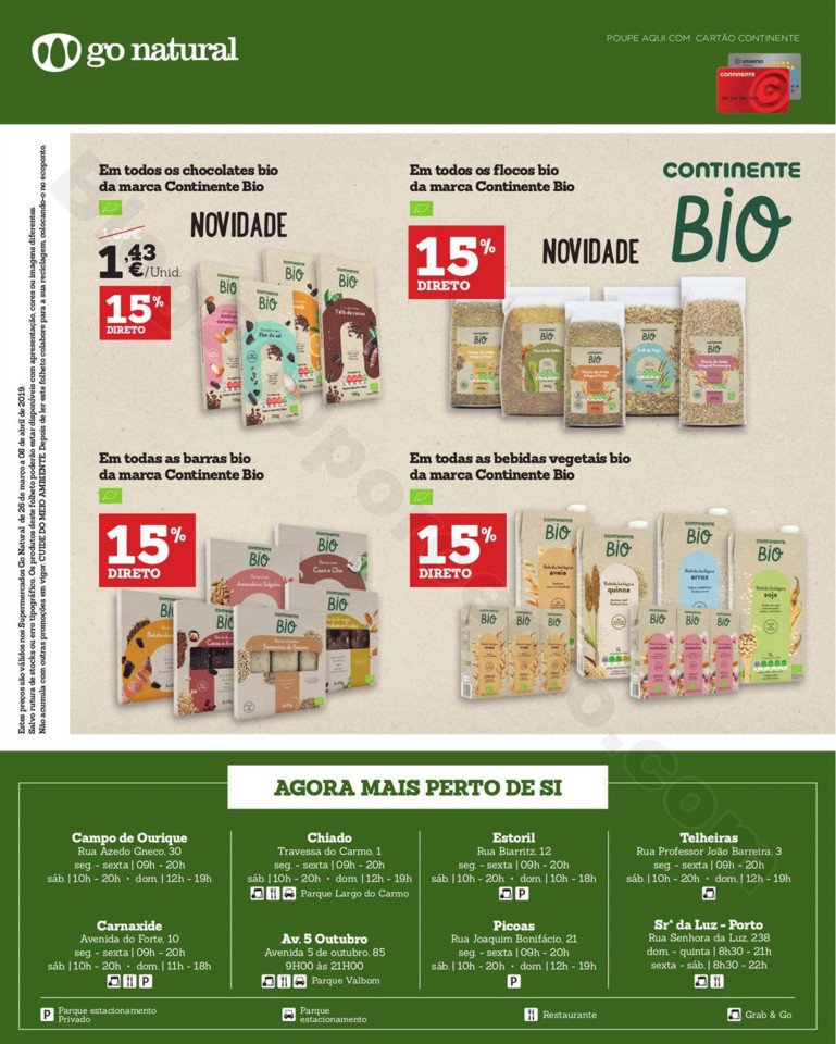 antevisão folheto go natural promoções de 26 ma