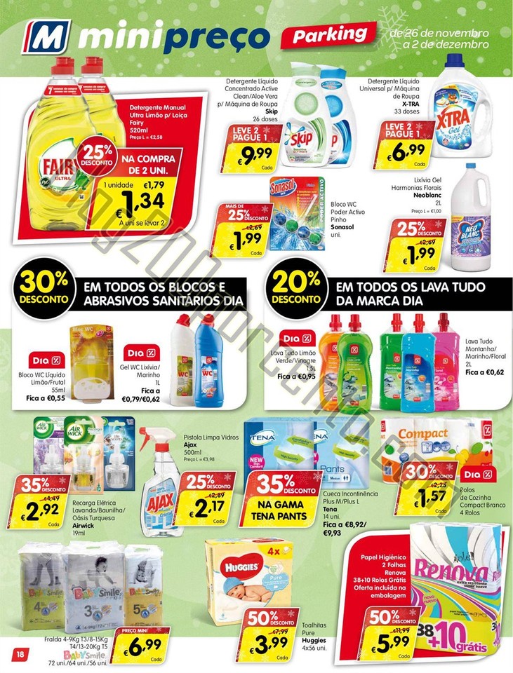 Antevisão Folheto MINIPREÇO Parking de 26 novemb