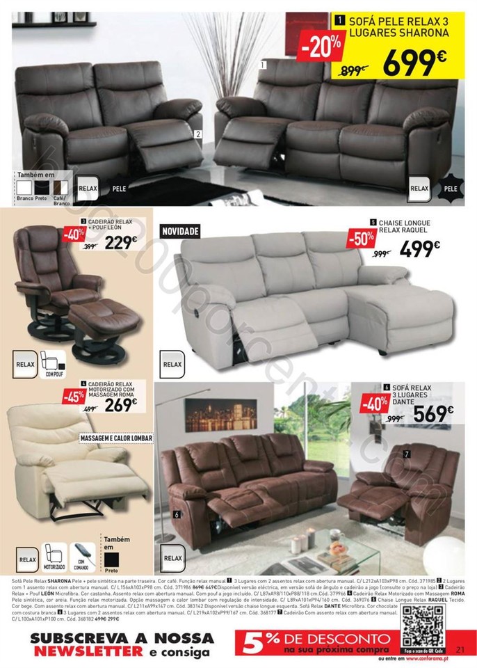 Novo Folheto CONFORAMA promoções de 9 a 23 fever