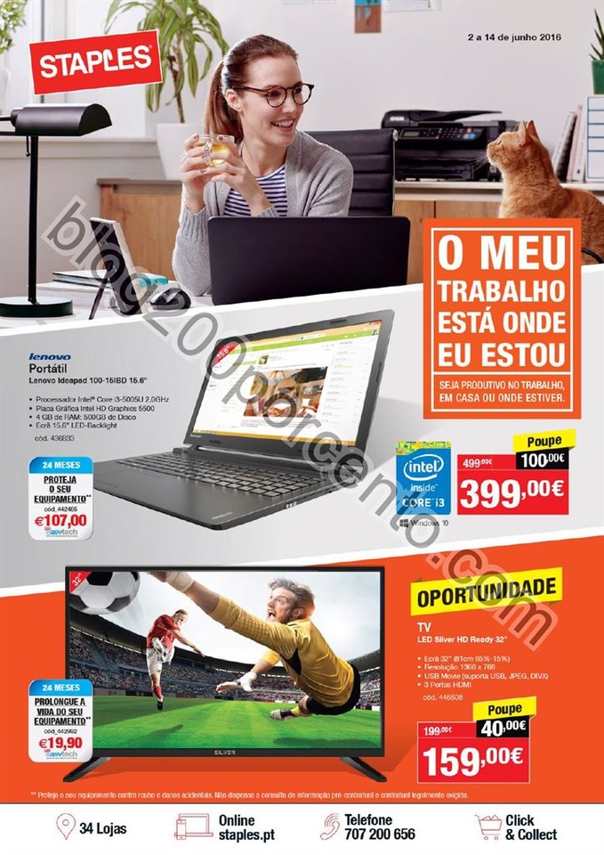Antevisão Folheto STAPLES Promoções de 2 a 14 j