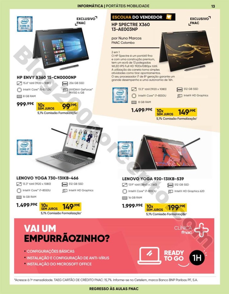 Antevisão Folheto FNAC Regresso às aulas promoç