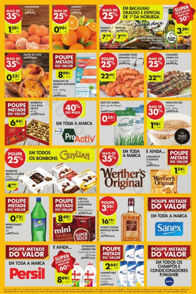 Antevisão Folheto PINGO DOCE Fim de semana de 9 a