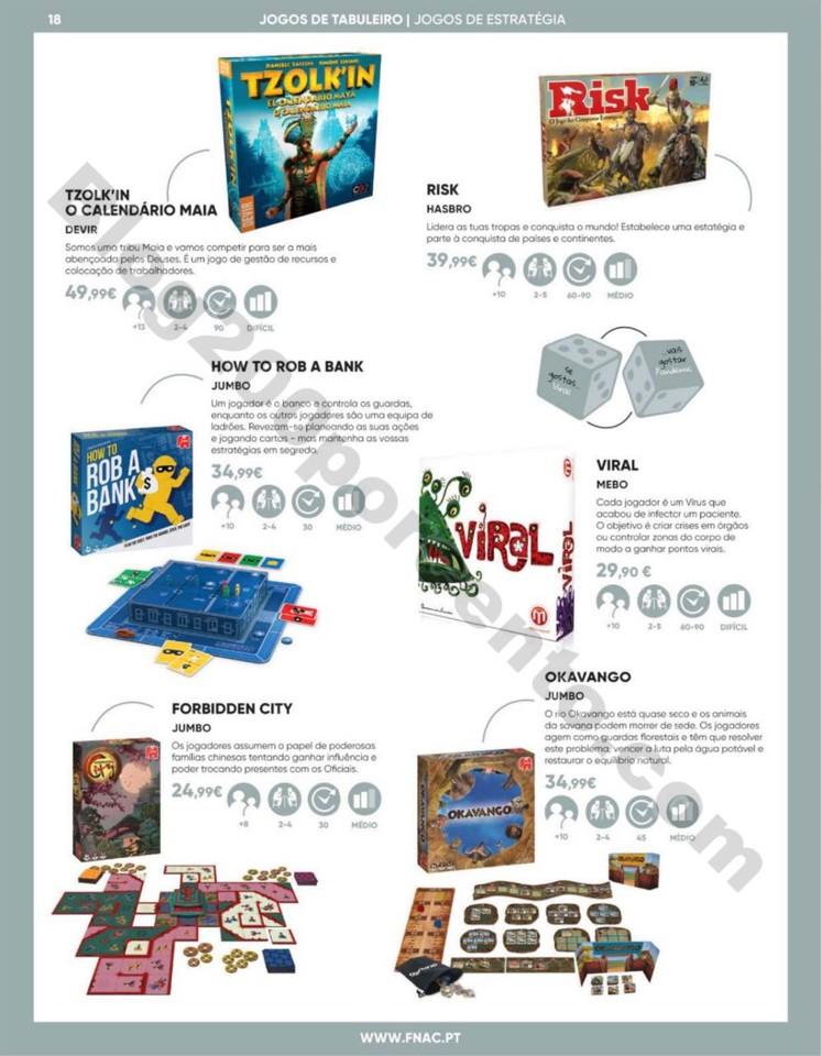 Antevisão Folheto FNAC Especial jogos tabuleiro p