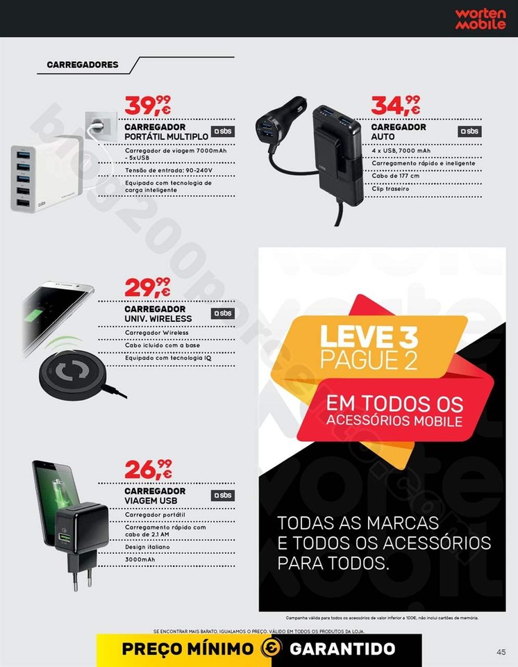 Antevisão Folheto WORTEN Mobile Promoções de 9 