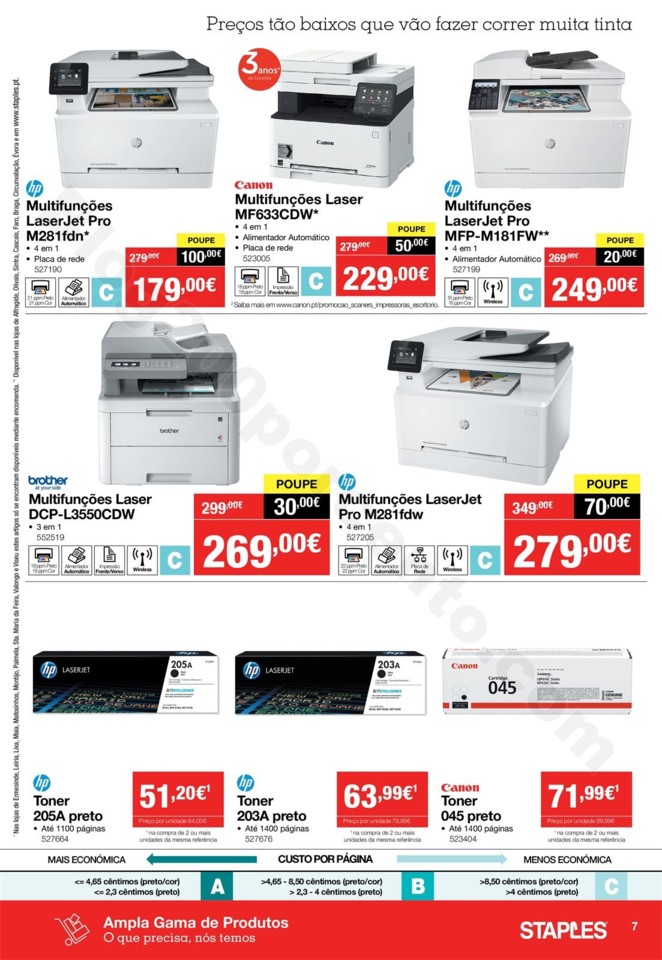 Antevisão Folheto STAPLES Promoções de 26 març