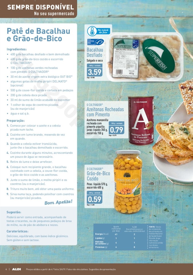 Antevisão Folheto ALDI Promoções a partir de 3 