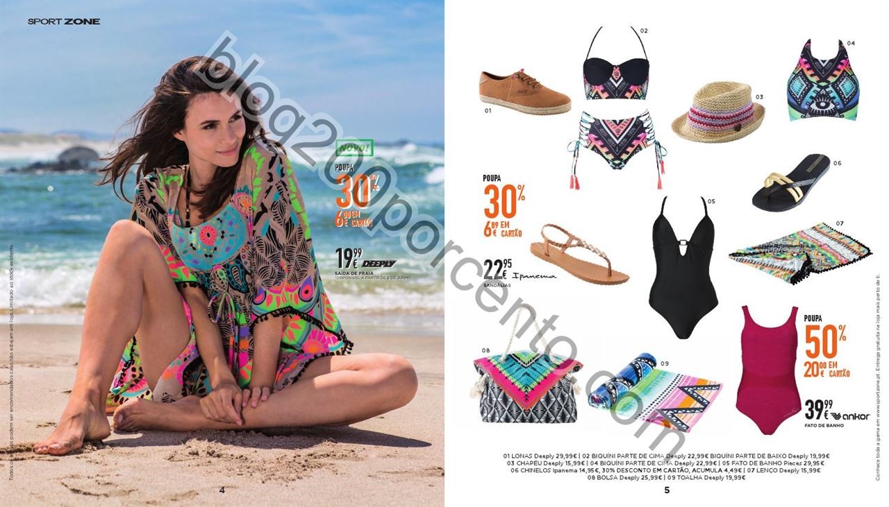 Antevisão Folheto SPORT ZONE Moda Verão de 25 ma