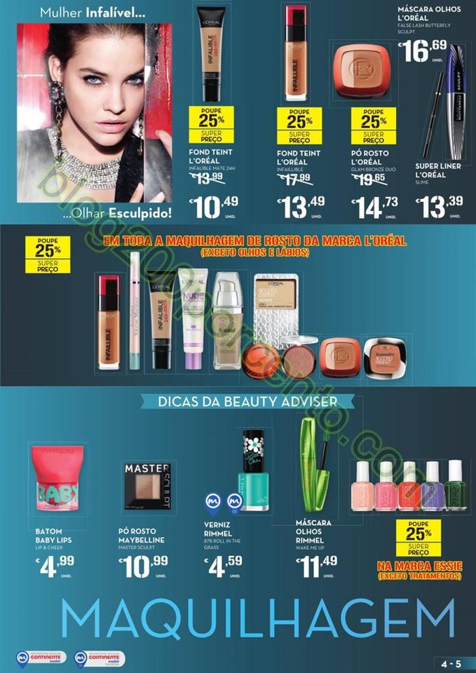 Antevisão Folheto CONTINENTE Mulher promoções d