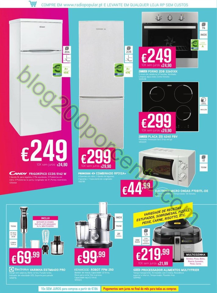 Antevisão Folheto RADIO POPULAR promoções de 16