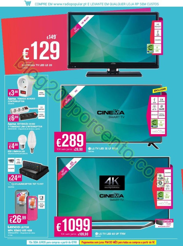 Antevisão Folheto RADIO POPULAR Promoções de 19