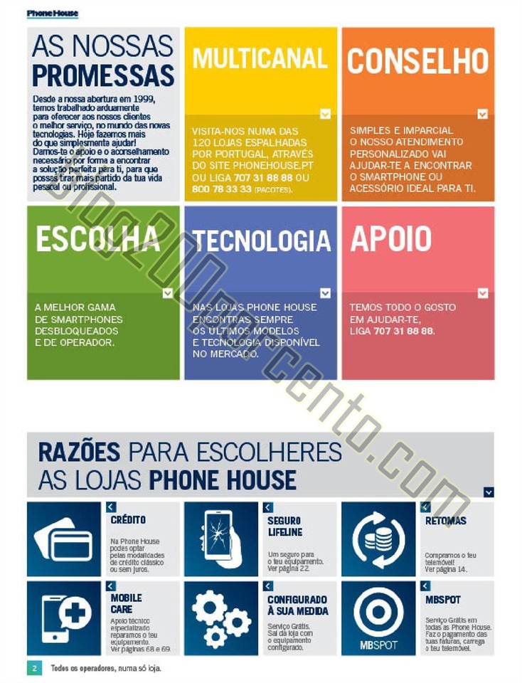 Novo Folheto PHONE HOUSE Natal promoções de 30 n