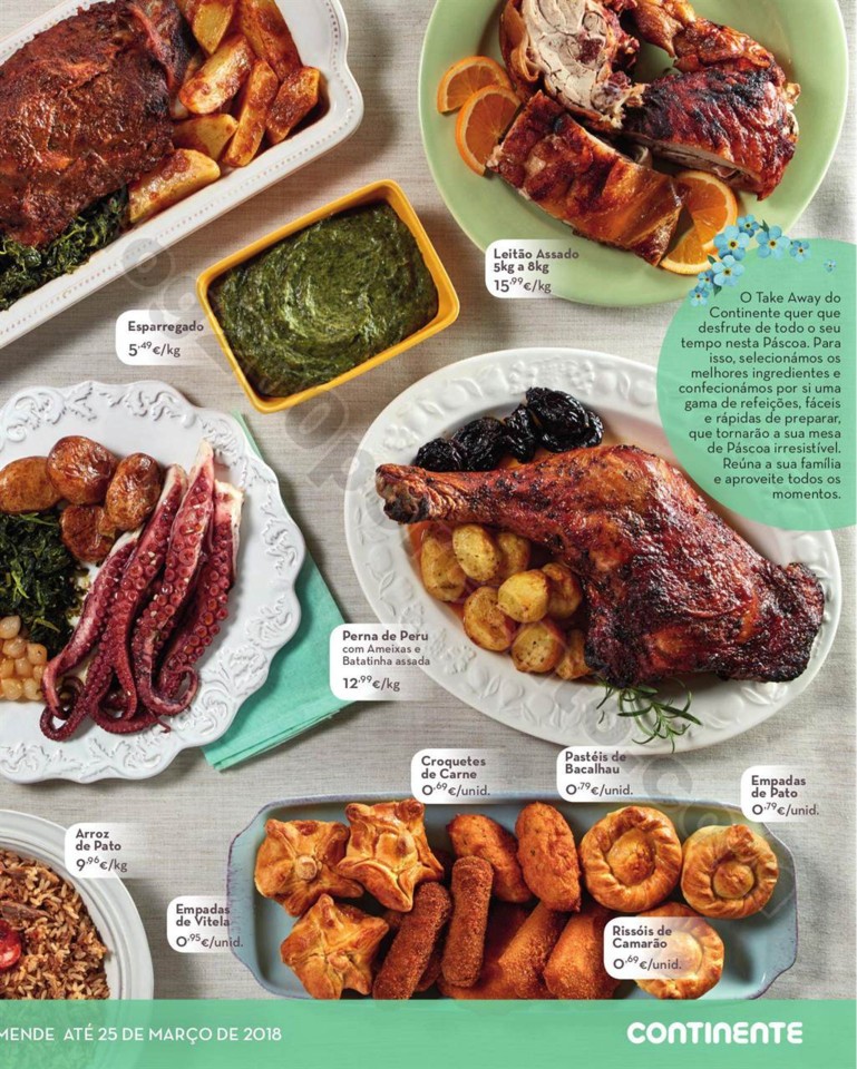 Antevisão Folheto CONTINENTE Take Away Páscoa pr