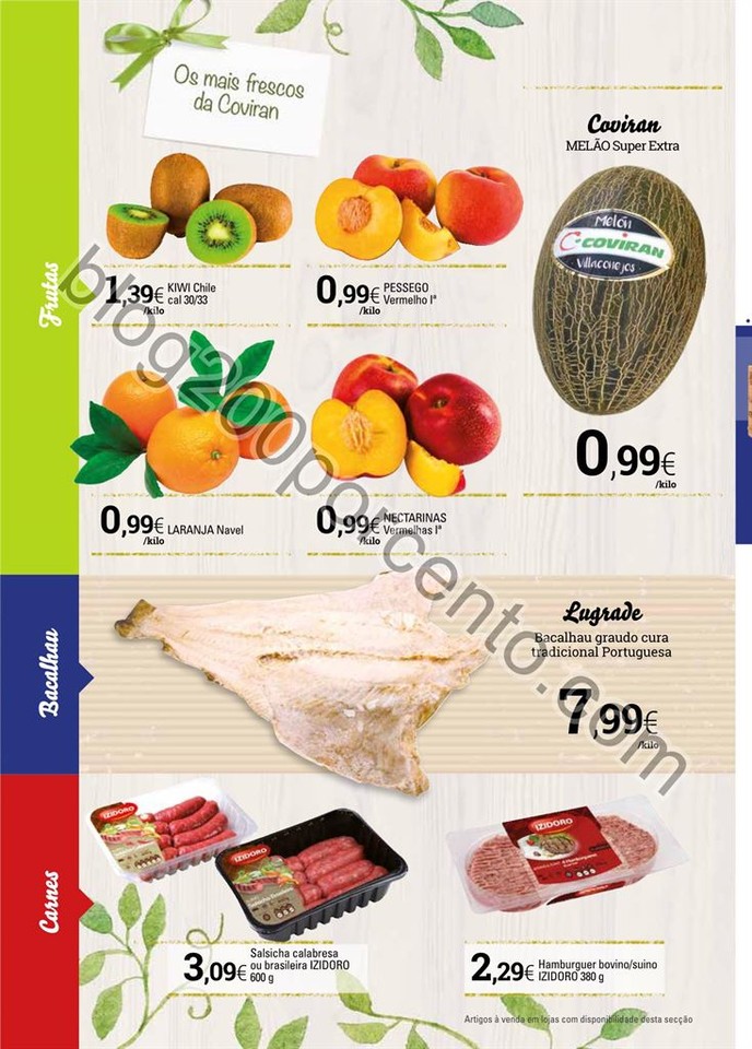 Antevisão Folheto COVIRAN Promoções de 26 julho