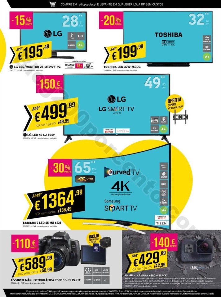 Antevisão Folheto RADIO POPULAR Promoções de 23