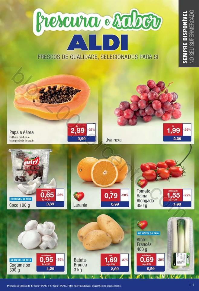 Antevisão Folheto ALDI Promoções a partir de 10
