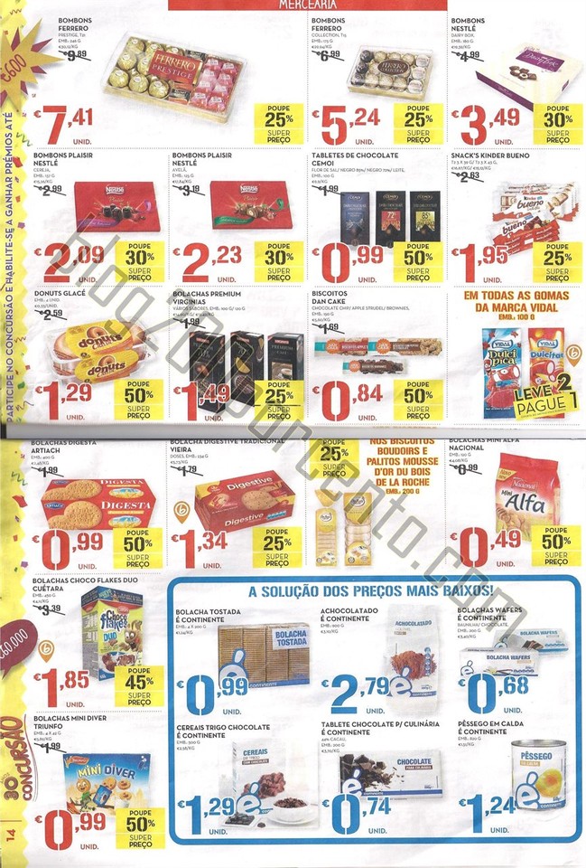 Antevisão Folheto CONTINENTE Promoções de 1 a 7