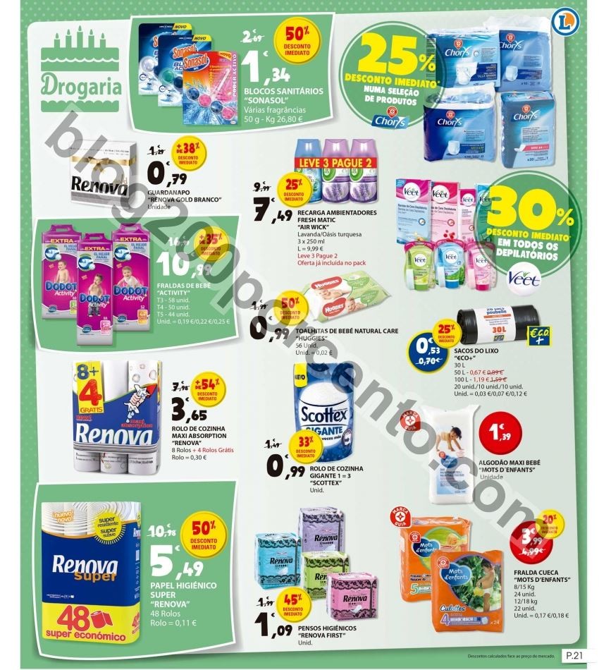 Antevisão Folheto E-LECLERC Aniversário Rana de 