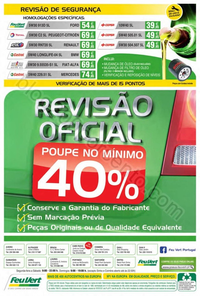 Antevisão Folheto FEU VERT Promoções de 26 sete