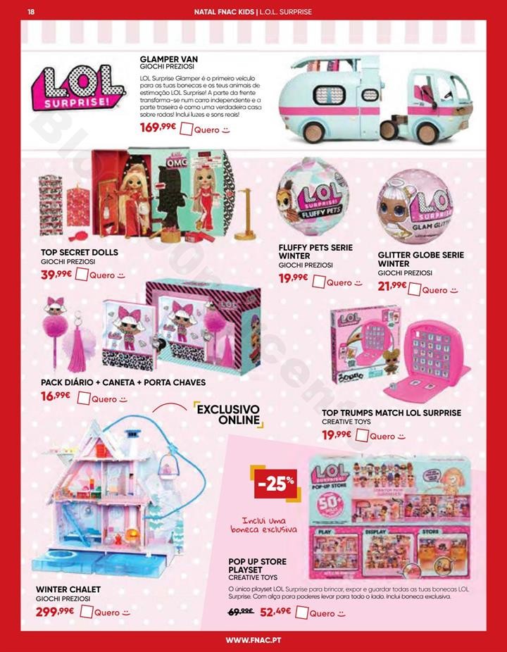 Antevisão Folheto Natal FNAC Kids promoções at