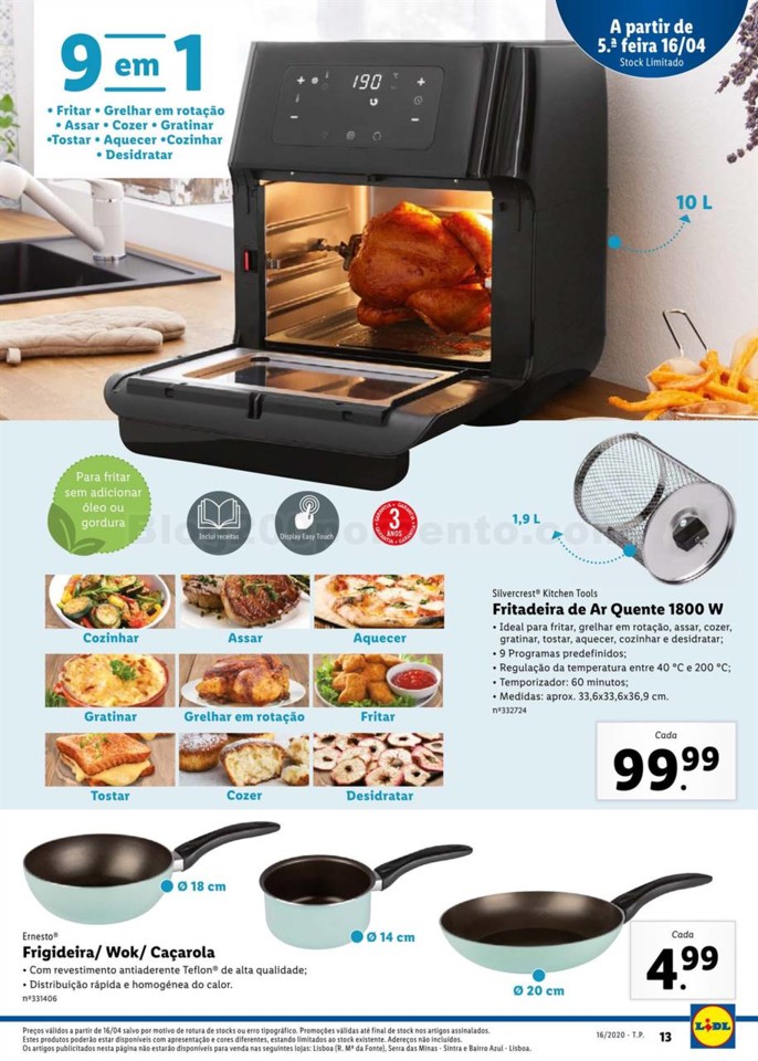 Antevisão Folheto LIDL Promoções de 13 a 19 abr