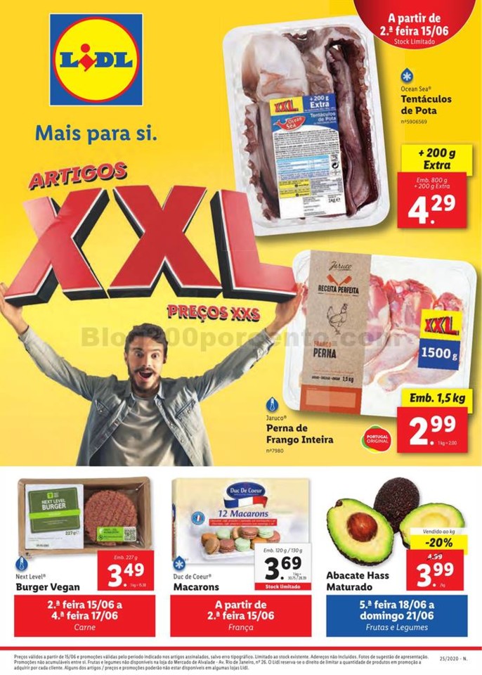 Antevisão Folheto LIDL Promoções de 15 a 21 jun