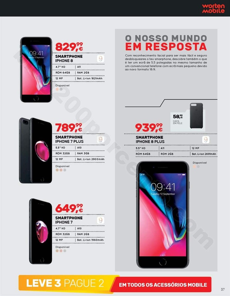 Antevisão Folheto WORTEN Mobile Promoções de 9 