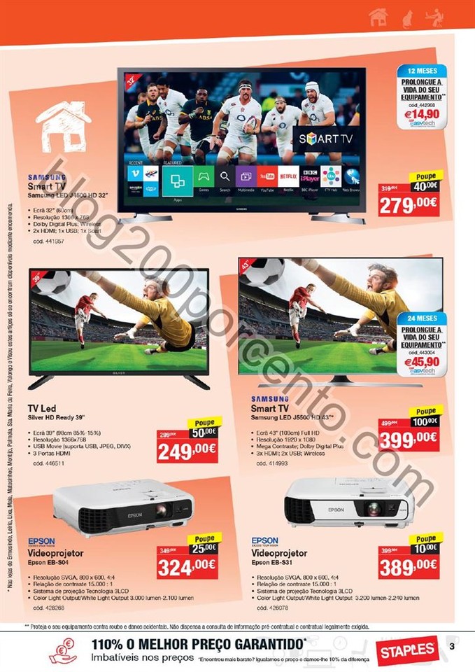 Antevisão Folheto STAPLES Promoções de 2 a 14 j