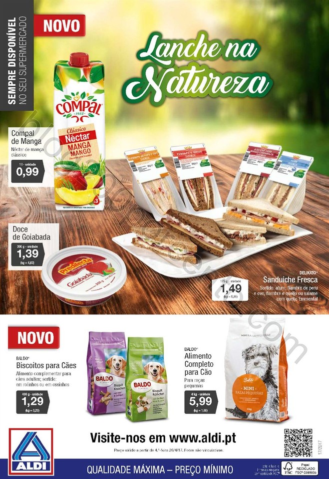 Antevisão Folheto ALDI Promoções a partir de 26