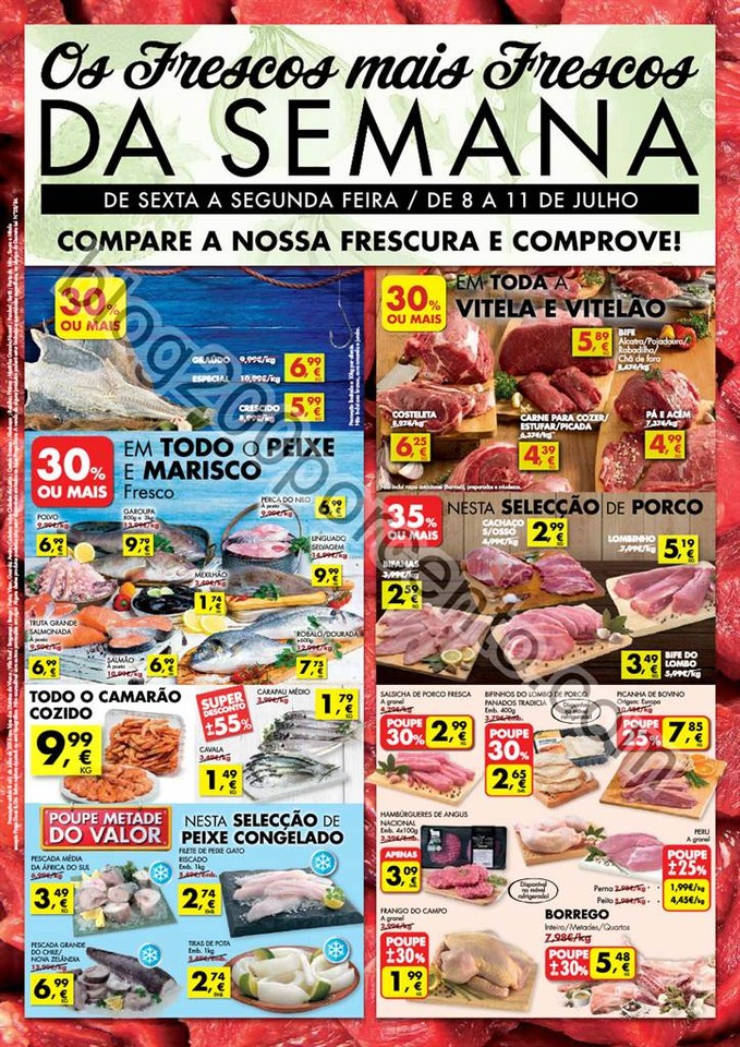 Antevisão Folheto PINGO DOCE Fim de semana de 8 a