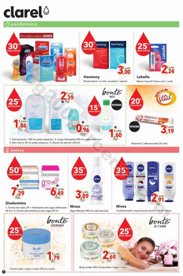Antevisão Folheto CLAREL Promoções de 4 a 17 ja