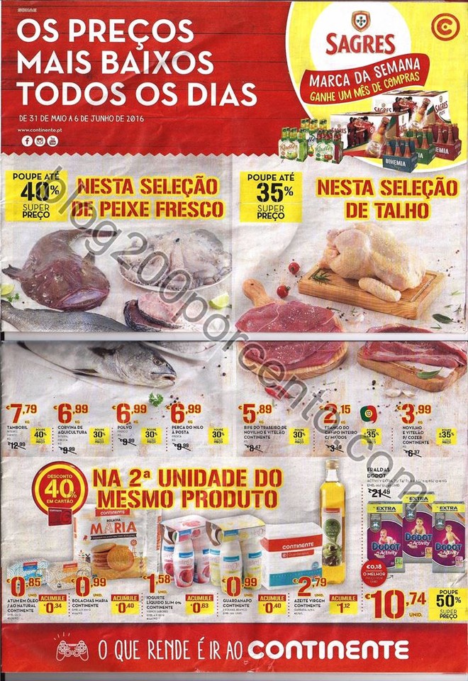 Antevisão Folheto CONTINENTE promoções de 31 ma