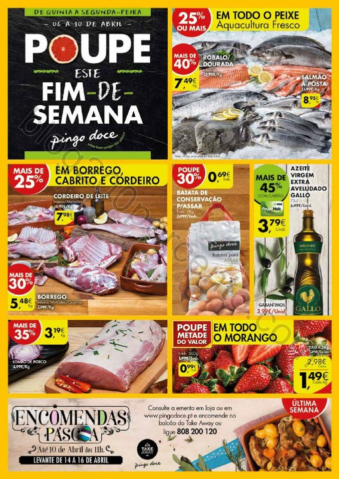 Antevisão Folheto PINGO DOCE Fim de semana de 6 a