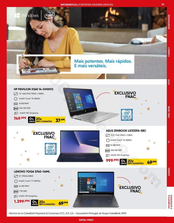 Antevisão Folheto FNAC Natal Tecnologia Promoçõ